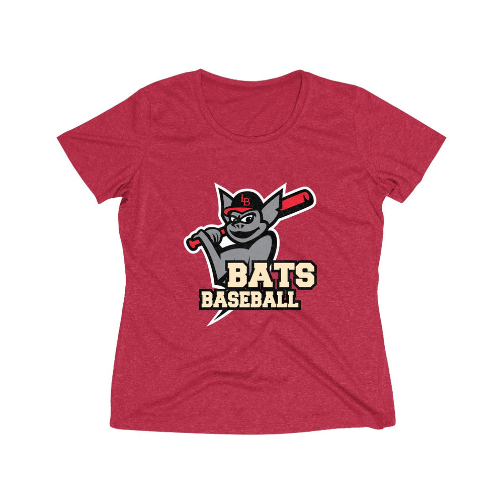Bats - Women's Heather Wicking Tee